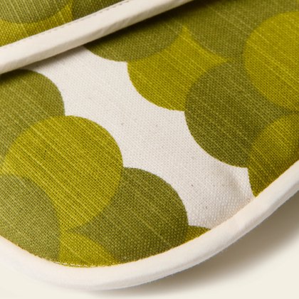 Orla Kiely Retro Stripe Double Oven Glove Green Orla Kiely Retro Stripe Double Oven Glove Green