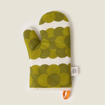 Orla Kiely Retro Stripe Oven Mitt Green Orla Kiely Retro Stripe Oven Mitt Green