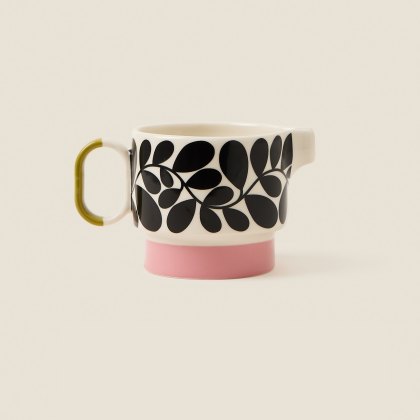 Orla Kiely Sycamore Stripe Milk Jug Pink Orla Kiely Sycamore Stripe Milk Jug Pink