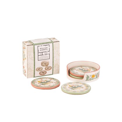 William Morris Kitchen Garden Set of 4 Coasters William Morris Kitchen Garden Set of 4 Coasters