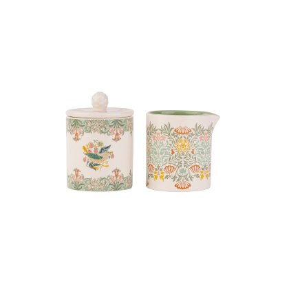William Morris Kennet Gardens Sugar Bowl & Creamer Jug Set William Morris Kennet Gardens Sugar Bowl & Creamer Jug Set
