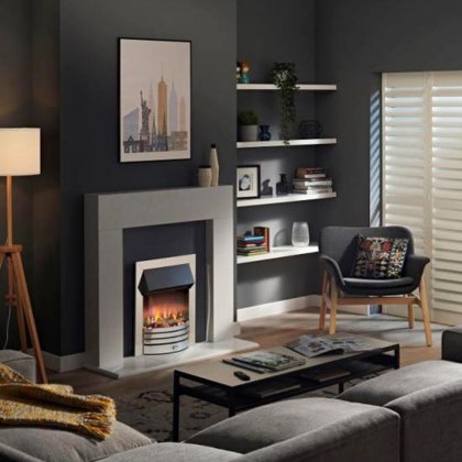 Dimplex Torridon Chrome Optiflame Inset Fire Dimplex Torridon Chrome Optiflame Inset Fire
