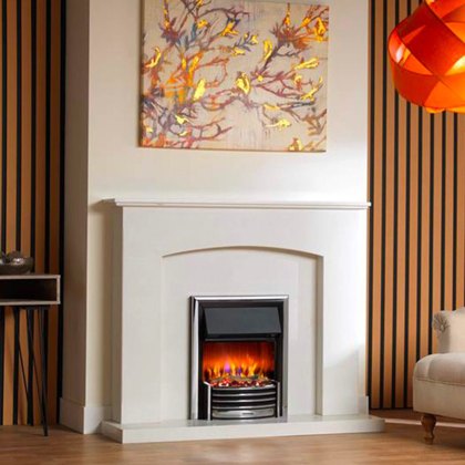 Dimplex Lerwick Chrome Electric Fire Dimplex Lerwick Chrome Electric Fire
