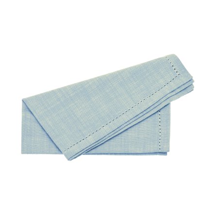 Waltons Chambray Napkin Sky Set of 4 Waltons Chambray Napkin Sky Set of 4