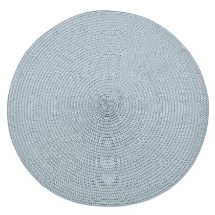 Waltons Circular Ribbed Placemat Cornflower Blue Waltons Circular Ribbed Placemat Cornflower Blue