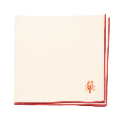 Waltons Embroided Napkin Lobster Set of 2 Waltons Embroided Napkin Lobster Set of 2