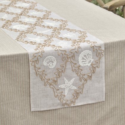 Waltons Embroidered Coastal Runner Waltons Embroidered Coastal Runner