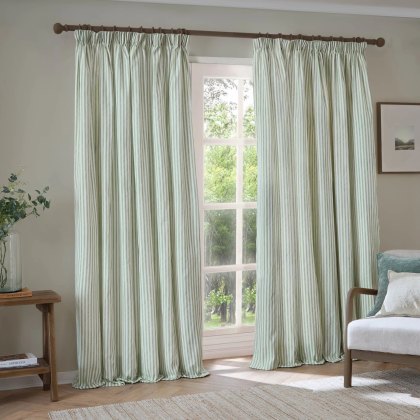 Yard Hebden Pencil Pleat Curtains Ecualyptus Yard Hebden Pencil Pleat Curtains Ecualyptus