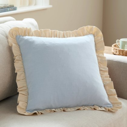 Wylder Effie Cushion Sky Blue/Vintage Cream Wylder Effie Cushion Sky Blue/Vintage Cream