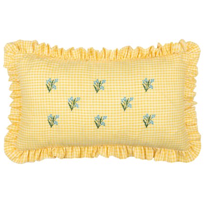 Wylder Les Petite Fleurs Cushion Yellow Wylder Les Petite Fleurs Cushion Yellow