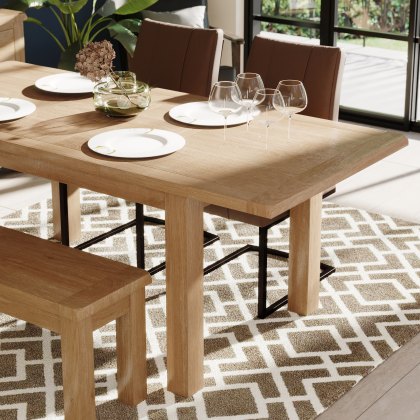 Wiltshire Oak 1.3-2m Extending Dining Table Wiltshire Oak 1.3-2m Extending Dining Table