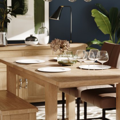 Wiltshire Oak 1.3-2m Extending Dining Table Wiltshire Oak 1.3-2m Extending Dining Table
