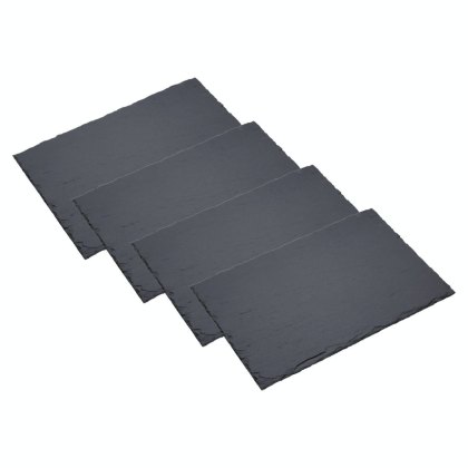 Artesa Set of 4 Slate Grey Placemats Artesa Set of 4 Slate Grey Placemats