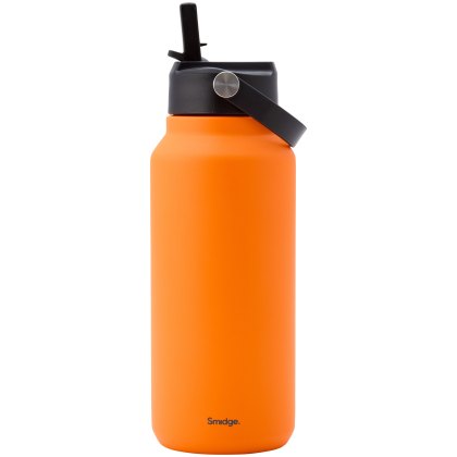 Smidge Flip Straw Bottle 900ml Citrus Smidge Flip Straw Bottle 900ml Citrus