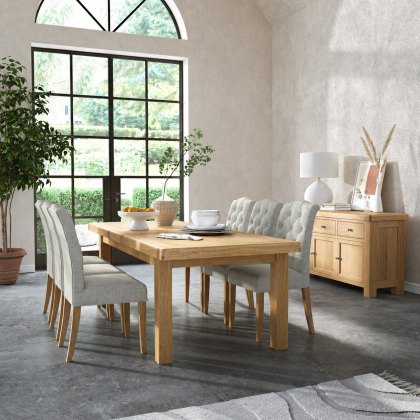 Casterton Large Extending Table & 6 Chelsea Chairs Casterton Large Extending Table & 6 Chelsea Chairs