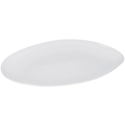 Mikasa Teardrop White Oval 34cm Platter Mikasa Teardrop White Oval 34cm Platter