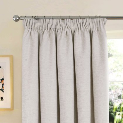 Sundour Washington Thermal Pencil Pleat Natural Curtains Sundour Washington Thermal Pencil Pleat Natural Curtains