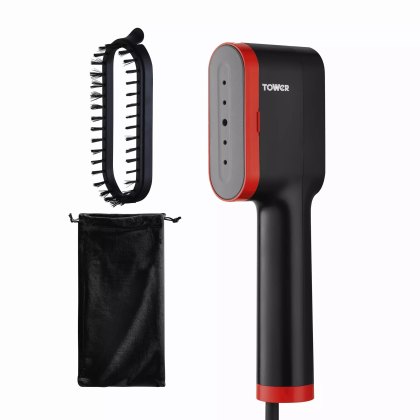 Tower Red 1400W Digital Garment Steamer Tower Red 1400W Digital Garment Steamer