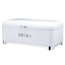Lovello Textured White Bread Bin Lovello Textured White Bread Bin