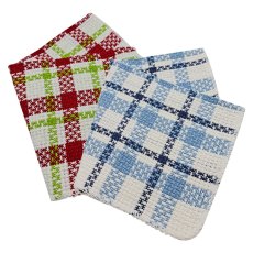 Dobby Check Dishcloth Assorted Dobby Check Dishcloth Assorted