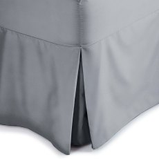 Norfolk & Co Grey 200 Thread Count Plain Dyed Valances Norfolk & Co Grey 200 Thread Count Plain Dyed Valances
