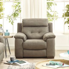 Aries Power Recliner Chair in Charcoal Grey Aldiss