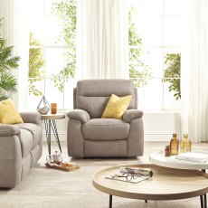 Harrison Power Recliner Chair - Elephant Grey Harrison Power Recliner Chair - Elephant Grey