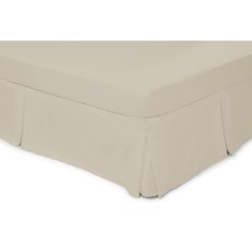 Norfolk & Co Mushroom 200 Thread Count Plain Dyed Valance Norfolk & Co Mushroom 200 Thread Count Plain Dyed Valance
