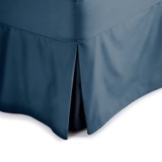 Norfolk & Co Navy 200 Thread Count Plain Dyed Valance Norfolk & Co Navy 200 Thread Count Plain Dyed Valance