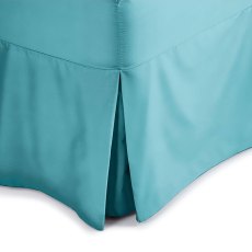 Norfolk & Co Teal 200 Thread Count Plain Dyed Valance Norfolk & Co Teal 200 Thread Count Plain Dyed Valance