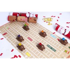 Racing Reindeer Game Box of 6 Crackers