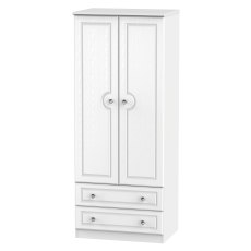 Krystal 2ft6in 2 Drawer Wardrobe Krystal 2ft6in 2 Drawer Wardrobe