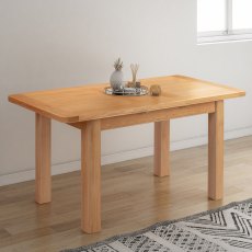 Gloucester Oak 1.2m Extending table & 4 Chairs