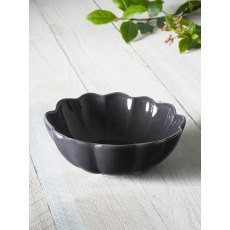 M.M Living Grey Scallop Large Nibble Bowl M.M Living Grey Scallop Large Nibble Bowl