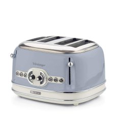 Ariete Vintage 4 Slice Toaster Blue Ariete Vintage 4 Slice Toaster Blue