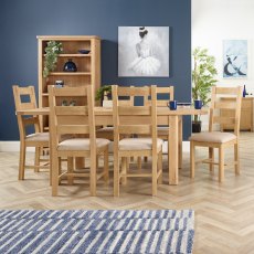 Silverdale 1.2m Extendable Dining Table and 4 Chairs Silverdale 1.2m Extendable Dining Table and 4 Chairs