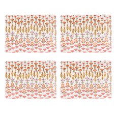 Cath Kidston Painted Table Set of 4 Cork Backed Rectangular Placemats Cath Kidston Painted Table Set of 4 Cork Backed Rectangular Placemats