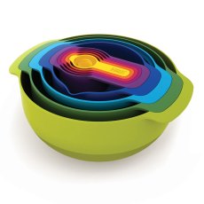 Joseph Joseph Nest Plus 9 Piece Multi Stacking Bowls Joseph Joseph Nest Plus 9 Piece Multi Stacking Bowls