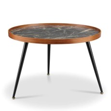 Lima Black Walnut Marble Coffee Table Lima Black Walnut Marble Coffee Table