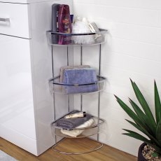 Showerdrape Pure 3 Tier Corner Caddy