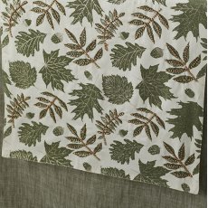 Walton & Co Chambray Leaf Table Runner