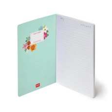 Legami Flowers A5 Lined Notebook