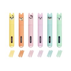 Legami Teddy Style Set of 6 Highlighters