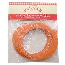 Kilner Cliptop 6 Large Replacement Jar Seals Kilner Cliptop 6 Large Replacement Jar Seals