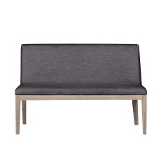 Falun Dark Grey Short Bench