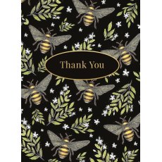 Honey Bee Pack of 8 Thank You Notecards