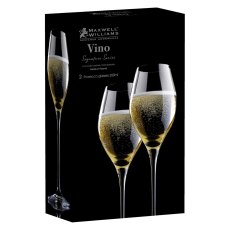 Maxwell Williams Vino set of 2 Prosecco glasses