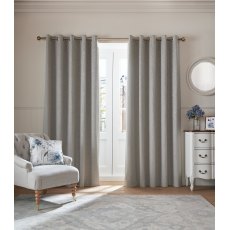 Laura Ashley Barley Steel Grey Embossed Curtains Laura Ashley Barley Steel Grey Embossed Curtains