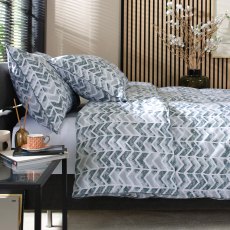 Lyndon Co Chevron Grey Duvet Set