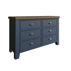 Heritage Editions Blue 6 Drawer Chest